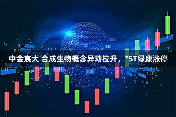 中金宸大 合成生物概念异动拉升，*ST绿康涨停